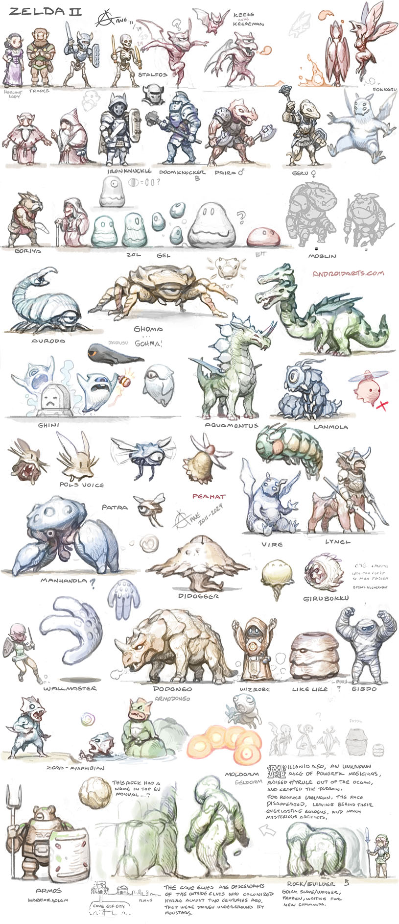 Zelda concepts